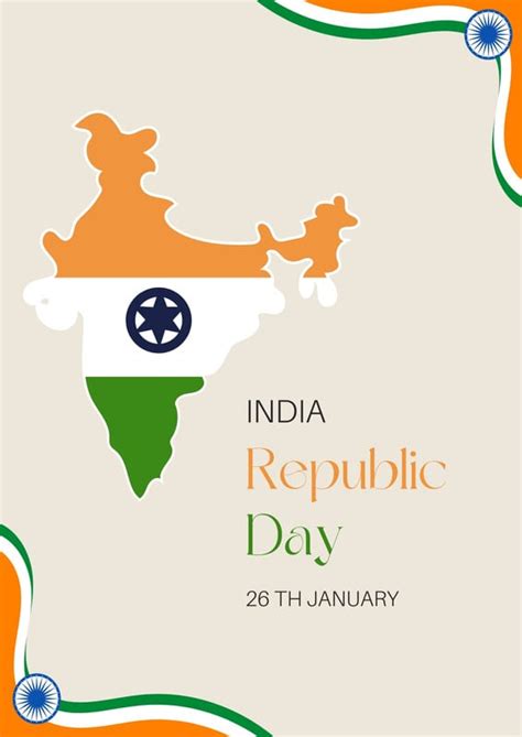Free Custom Printable India Republic Day Posters - Canva