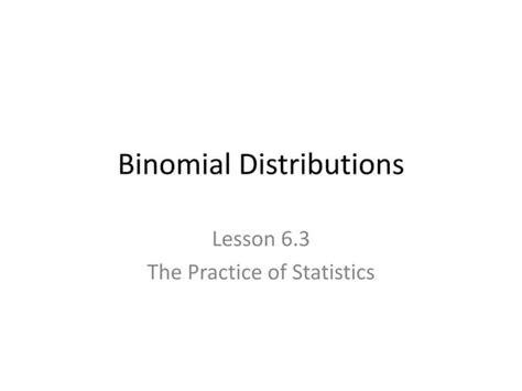 Binomial Distribution Lesson 的图像结果