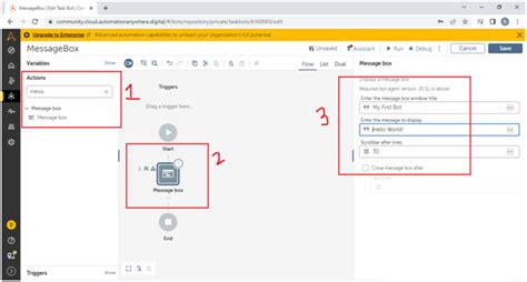 Automation Anywhere Debugging Python 的图像结果