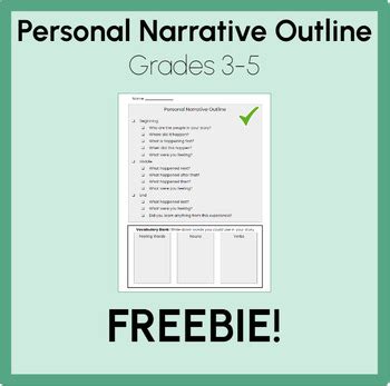Image result for Personal Narrative Layout