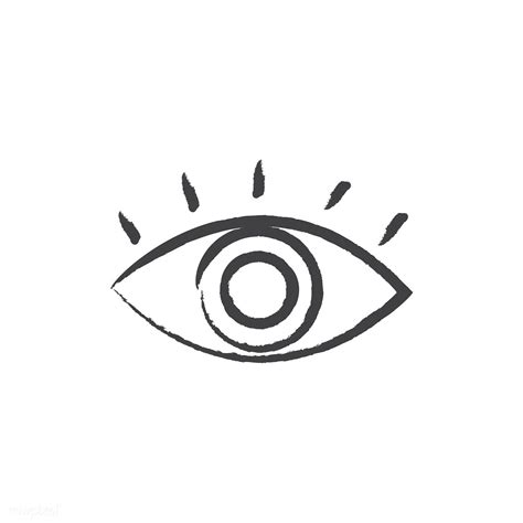 eye drawing logo