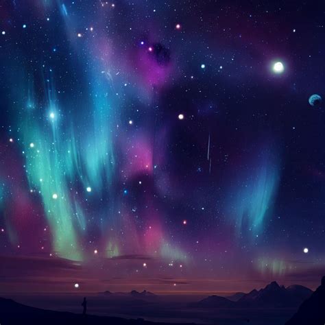 Create Breathtaking Night Sky with Bing Image Creator 的图像结果