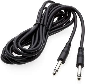 EKAAZ Mono Audio Cable 3 m TS Mono Cable, Quarter inch 1/4 TS to TS ...