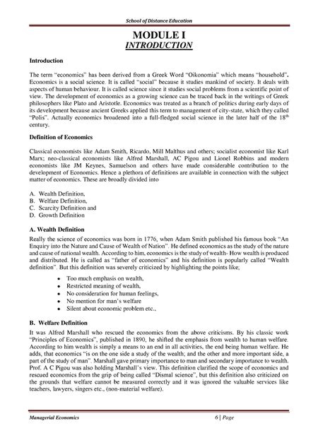 Managerial Economics lntroduction - MODULE I INTRODUCTION Introduction ...