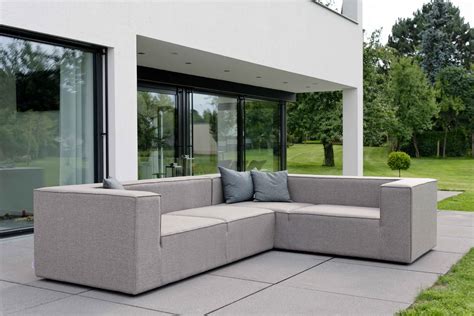 Modern Aluminum Outdoor Sectional Sofa - Adele