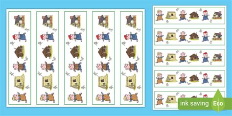 The Three Little Pigs Display Borders