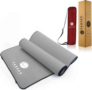 Fabssy 6mm Anti Skid EVA Tearless Yoga Mat with Carry Bag for Men ...