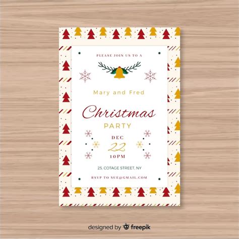 Christmas party flyer | Free Vector