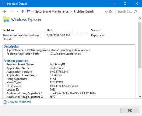 Image result for View All Problem Reports Control Panel