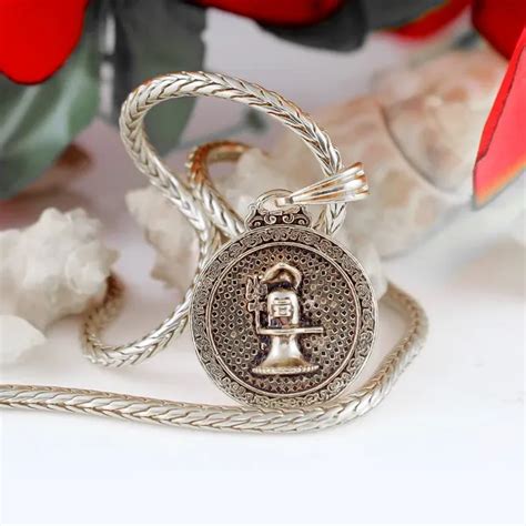 Nakabh (Moksh Trade International) Oxidised Silver Plated Shivling Logo ...