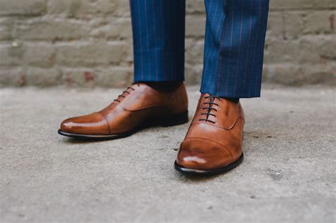 The Cagney Cap-Toe Oxford - Brown | Brown shoes men, Groom shoes, Dress ...