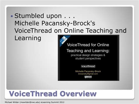 Image result for Examples of VoiceThread PowerPoint with Audio