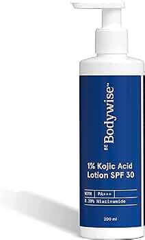 Be Bodywise 1% Kojic acid Lotion with Spf 30 PA+++ | 200 ml | with 0.20 ...