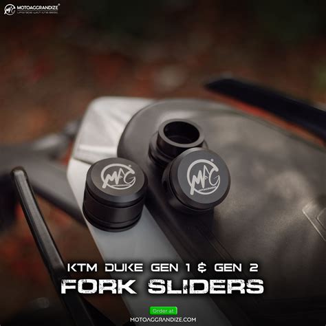 Motoaggrandize Fork Sliders for KTM Adventure | Duke | RC (Gen 1 & 2 ...