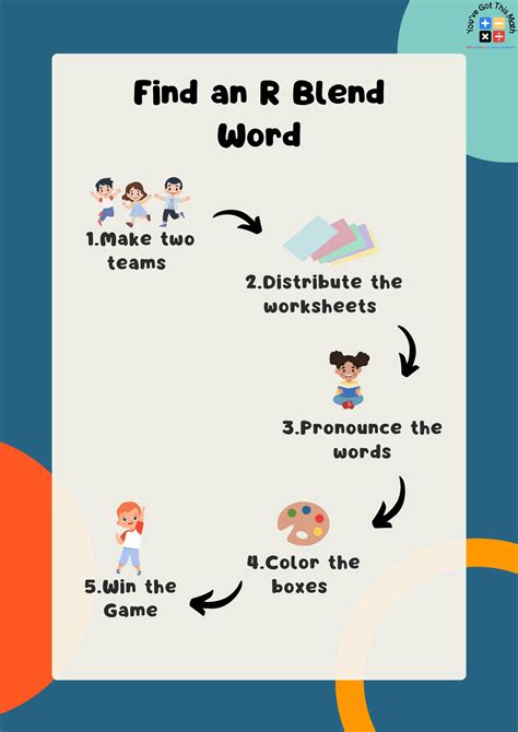 R Blend Words First Grade | Free Printable