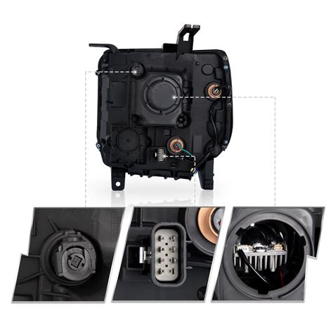 2014-2019 GMC Sierra Full LED Performance Headlights – LESEM