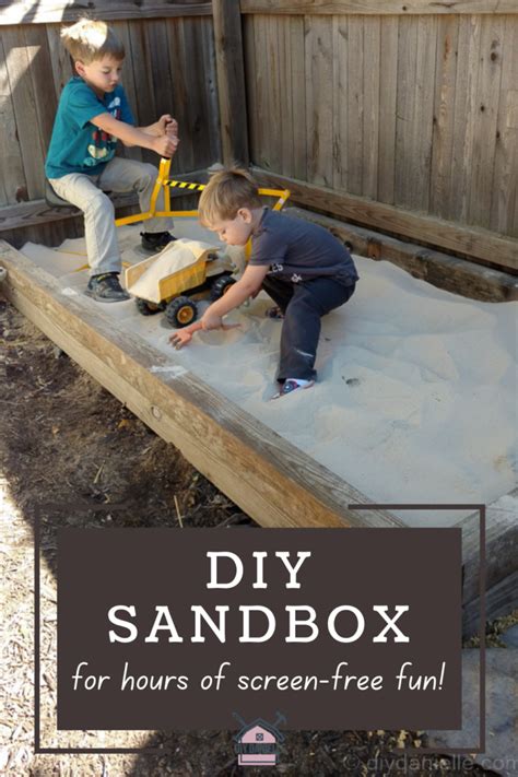 Image result for DIY Sand Box Tutorial