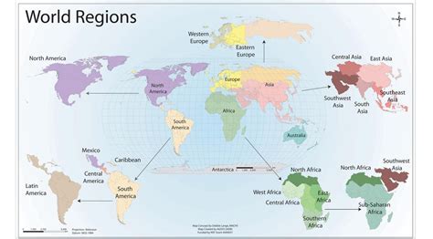 World Region Map 的图像结果