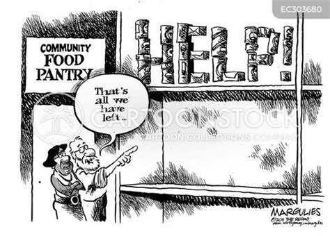 I've Out Food at the Food Bank Cartoon 的图像结果
