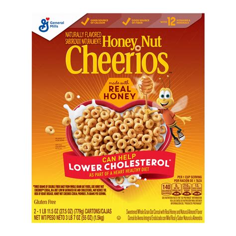 General Mills Honey Nut Cheerios, 55 oz. | BJ's Wholesale Club