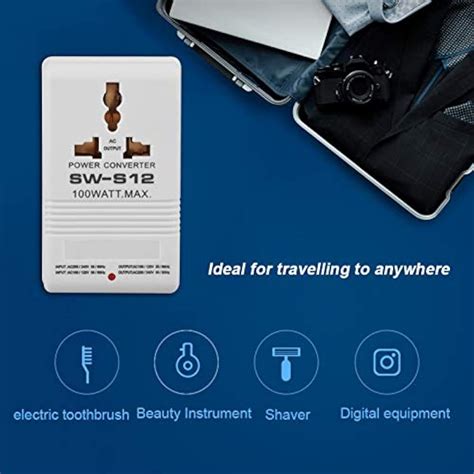 Walfront Down Transformer 100W 110V/120V to 220V/240V India | Ubuy