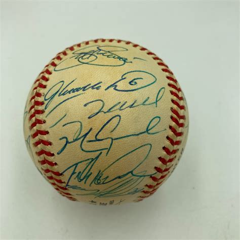 1998 Chicago Cubs Team Signed Baseball Sammy Sosa 66 Home Run Season ...