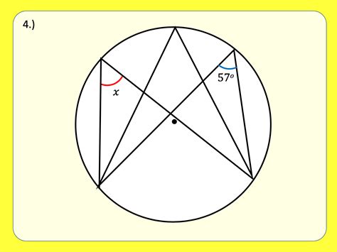 Image result for Circle Theorems Using Algebra