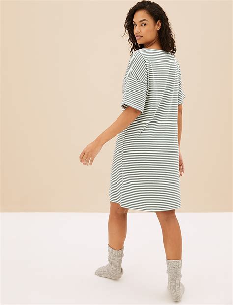 Buy Pure Cotton Snoopy™ Short Nightdress at Marks & Spencer