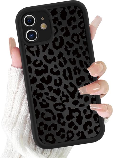 Amazon.com: lioscre Cute Cheetah Print Phone Case for iPhone 11 Case 6. ...