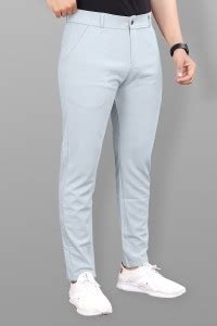 COMBRAIDED Slim Fit Men Grey Trousers - Buy COMBRAIDED Slim Fit Men ...
