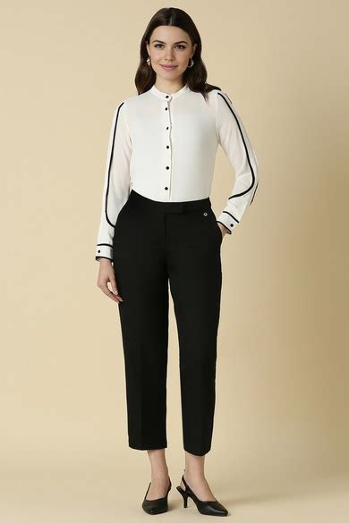 Buy Women White Print Long Sleeves Shirt Online - 39680975 | Allen Solly