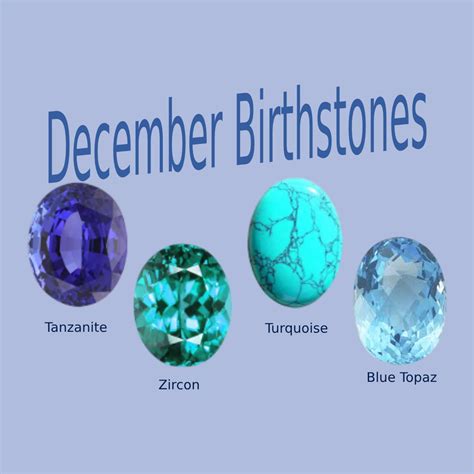 All About December Birthstone: Tanzanite, Zircon, Turquoise, Blue Topaz ...
