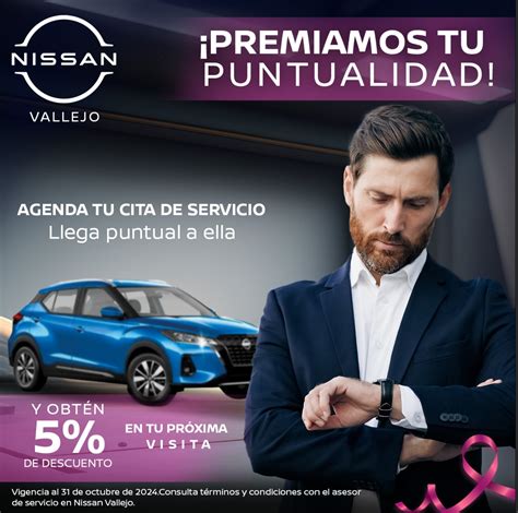 Nissan Vallejo promociones de servicio y partes