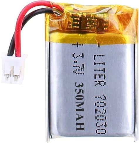 HCY-402035 3.7V 350mAH (Lithium Polymer) Lipo Rechargeable Battery ...