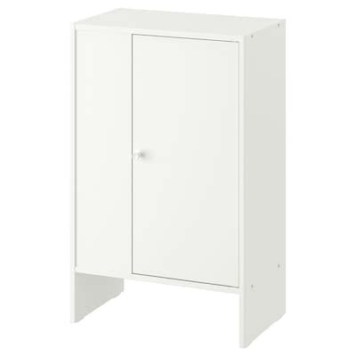 BAGGEBO cabinet with door, white, 50x30x80 cm (195/8x113/4x311/2") - IKEA