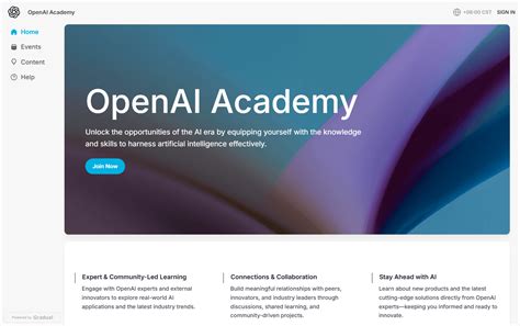 OpenAI Academy - OpenAI 推出的免费 AI 教育平... | 智趣AI甄选