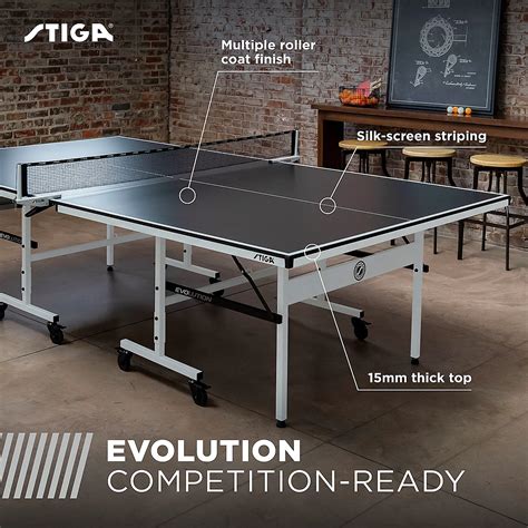 STIGA Evolution Indoor Table Tennis Table | Academy