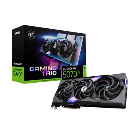 MSI GeForce RTX 5070 Ti Gaming Trio OC 16GB Nvidia Graphic Card– NISHI ...
