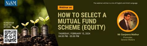 How to select a Mutual Fund Scheme (Equity) - National Institute of ...