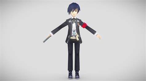 Makoto Yukimi Nato Arisato Persona 3 - Download Free 3D model by 雨宮レン ...