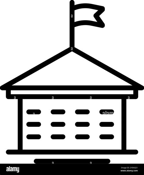 Icon Building School or university symbols editable file Stock Vector Image & Art - Alamy