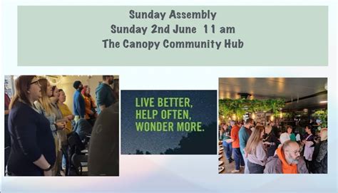 Sunday Assembly at The Canopy Community Hub, Grant Thorold Park ...