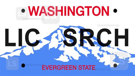Washington License Plate Lookup | License Lookup