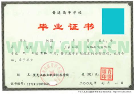 吉林省长春市实验中学1996年高中毕业证样本图-东升学历咨询
