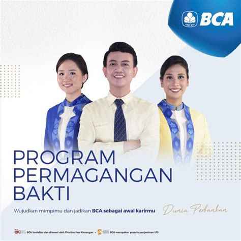 Lowongan Kerja Magang di Bank BCA untuk Lulusan SMA/SMK, D3, S1 ...