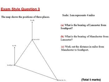 3 Figure Bearings Exam Style Questions (PDF) by Brno Farm | TPT