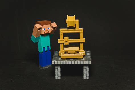 Free STL file Minecraft Steve's 3d printer・3D printing model to ...