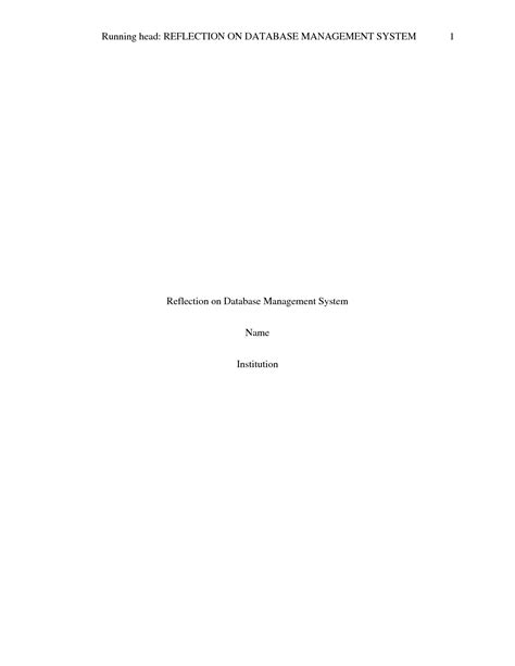 Reflection Database Application 的图像结果