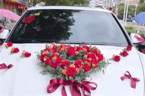 婚庆结婚韩式婚车装饰车头花套装仿真花车布置用品婚车装饰-阿里巴巴