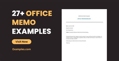 Memo - Free Examples, Guides, How to, Tips